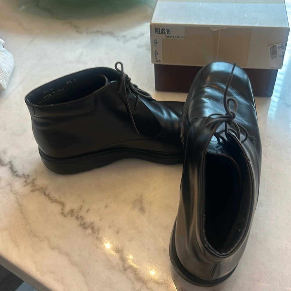 Ankle Half Boots Bally Men's Size US 9.5D Relus Italian Made Soft Leather